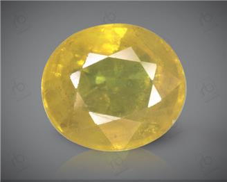 Natural Heated & Treated Yellow Sapphire 3.10 CTS (DIN 86107 )